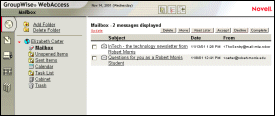 GroupWise E-mail